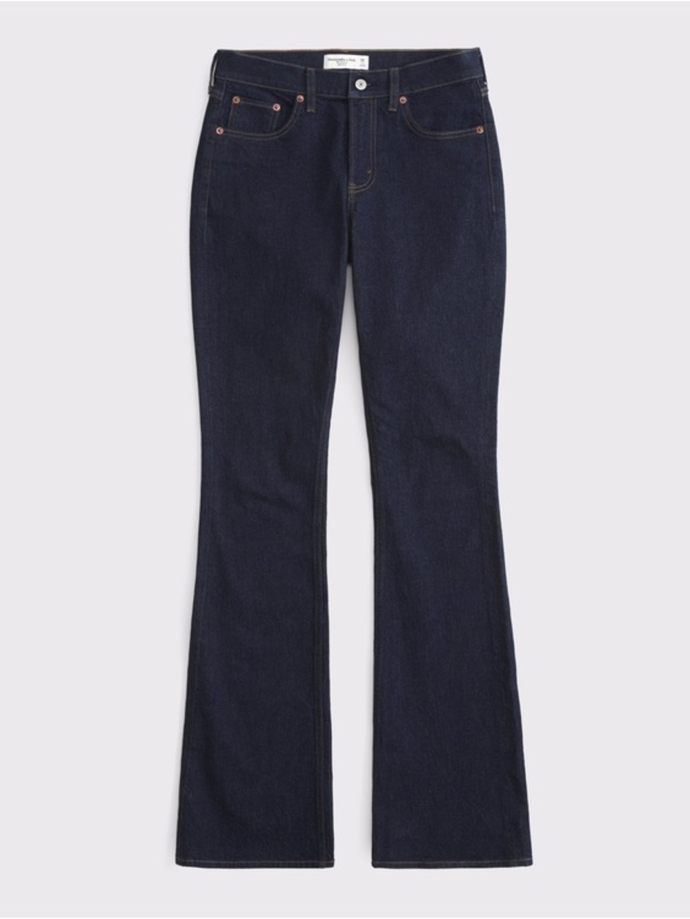 Abercrombie & Fitch Dark Indigo Bootcut Jeans Curve Love
